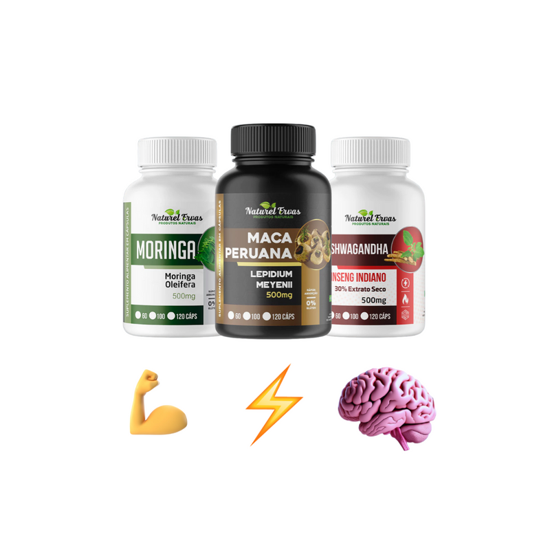 💣 Combo Moringa + Maca Peruana + Ashwagandha    ⬇️⬇️⬇️⬇️⬇️
