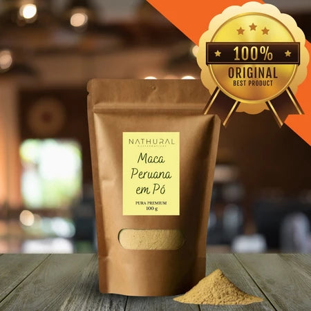 Maca Peruana em Pó Original Pura Premium 100g | Frete Grátis
