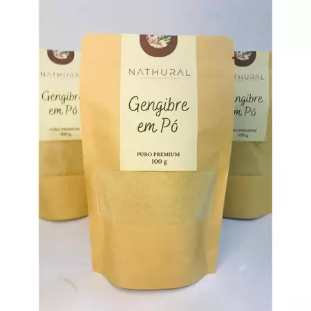 Gengibre em Pó Importado 100% Puro 100g Premium | Frete grátis